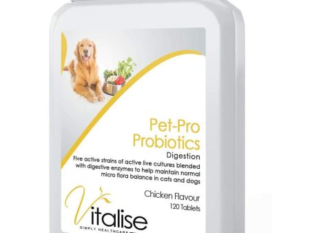 Vitalise Pet Probiotics Digestive Support Supplement - Chicken Flavour For Sale