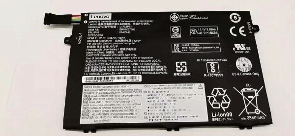 New Genuine Lenovo ThinkPad E480 E485 E490 E580 Battery 45Wh Online now