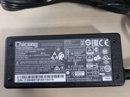 New Genuine Acer A045R053L A16-045N1A A18-045N1A AC Adapter Charger USB-C Adapter Charger 45W For Sale