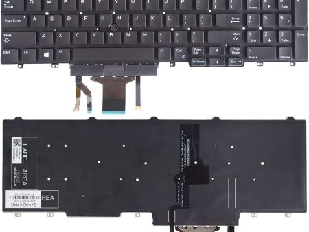 Dell Latitude 5550 5570 5580 5590 5591 Backlit Keyboard with Pointer & Buttons 383D7 0383D7 For Discount